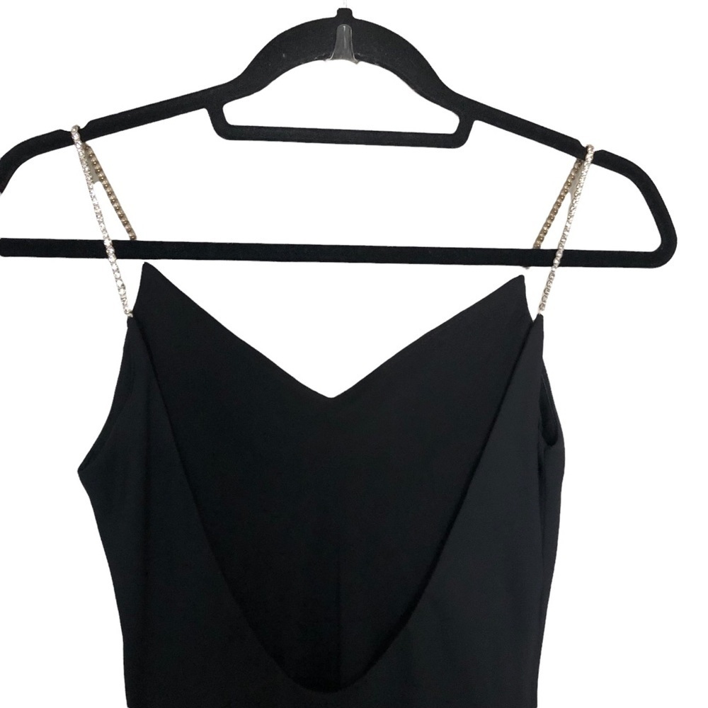 Vintage Black Maxi Dress - Picture 5 of 7